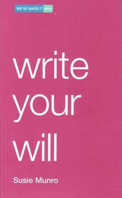 Write Your Will by Susie Munro image