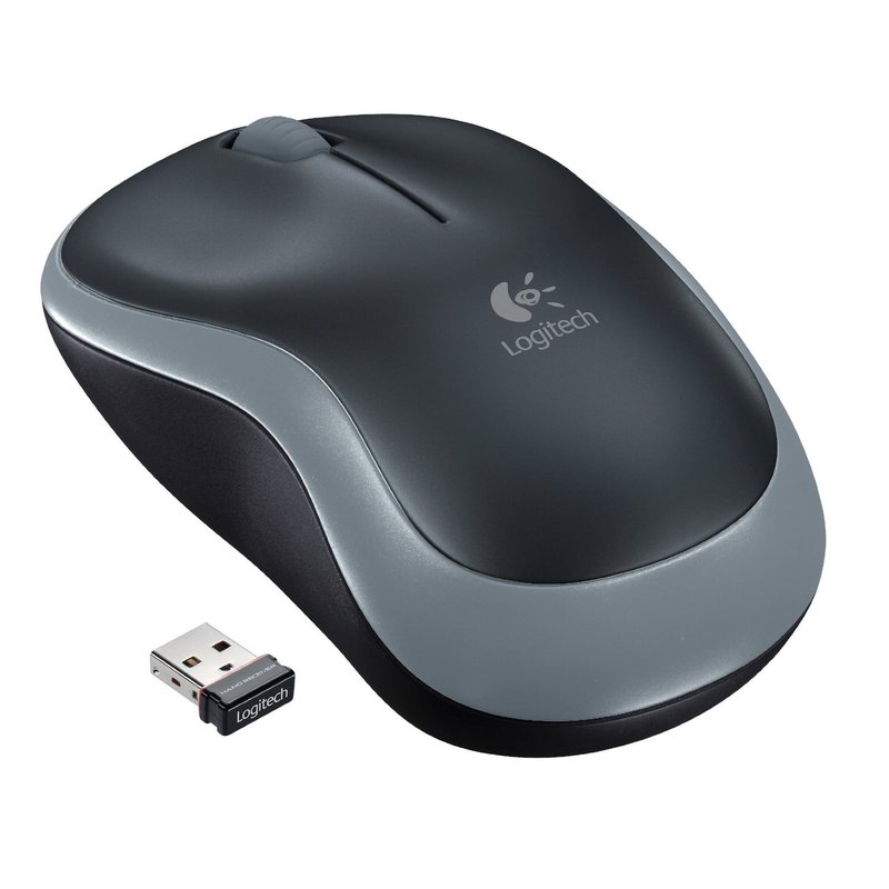 Logitech M185 Wireless Mouse - Grey image
