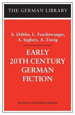 Early 20th Century German Fiction by Alfred Doblin image