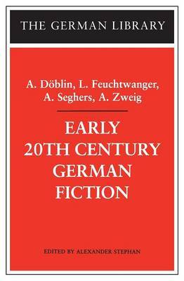 Early 20th Century German Fiction by Alfred Doblin