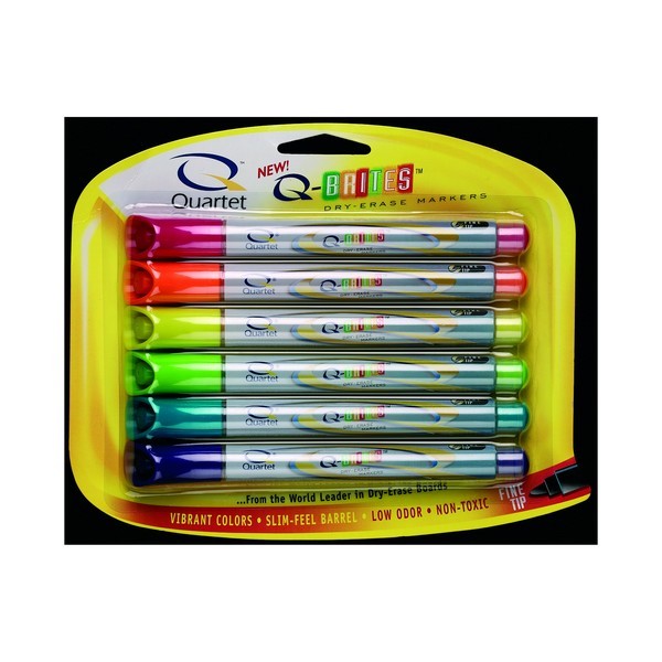 Buy Quartet Neon Markers Fine Tip (6 Pack) at Mighty Ape NZ