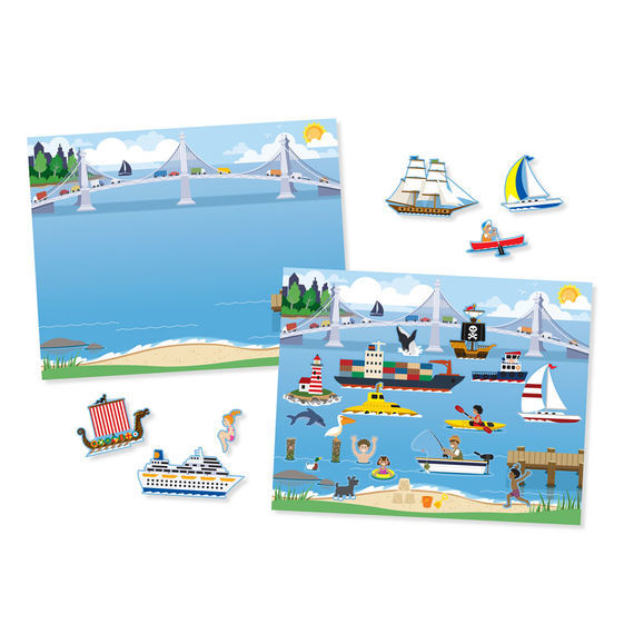 Melissa & Doug: Vehicles Reusable Sticker Pad