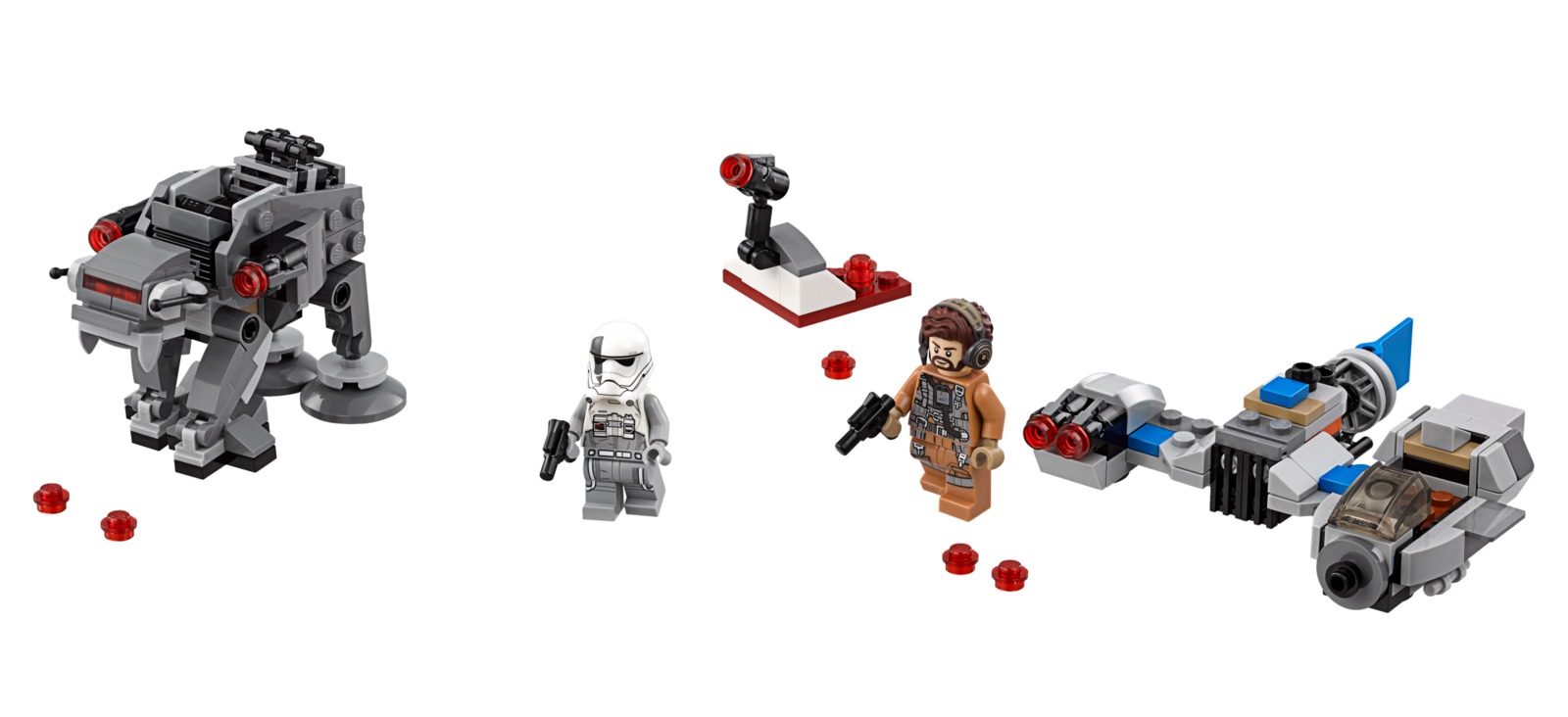 LEGO Star Wars: Ski Speeder vs. First Order Walker - Microfighters Set (75195) image