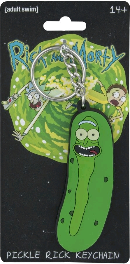 Rick and Morty: Pickle Rick Keychain image