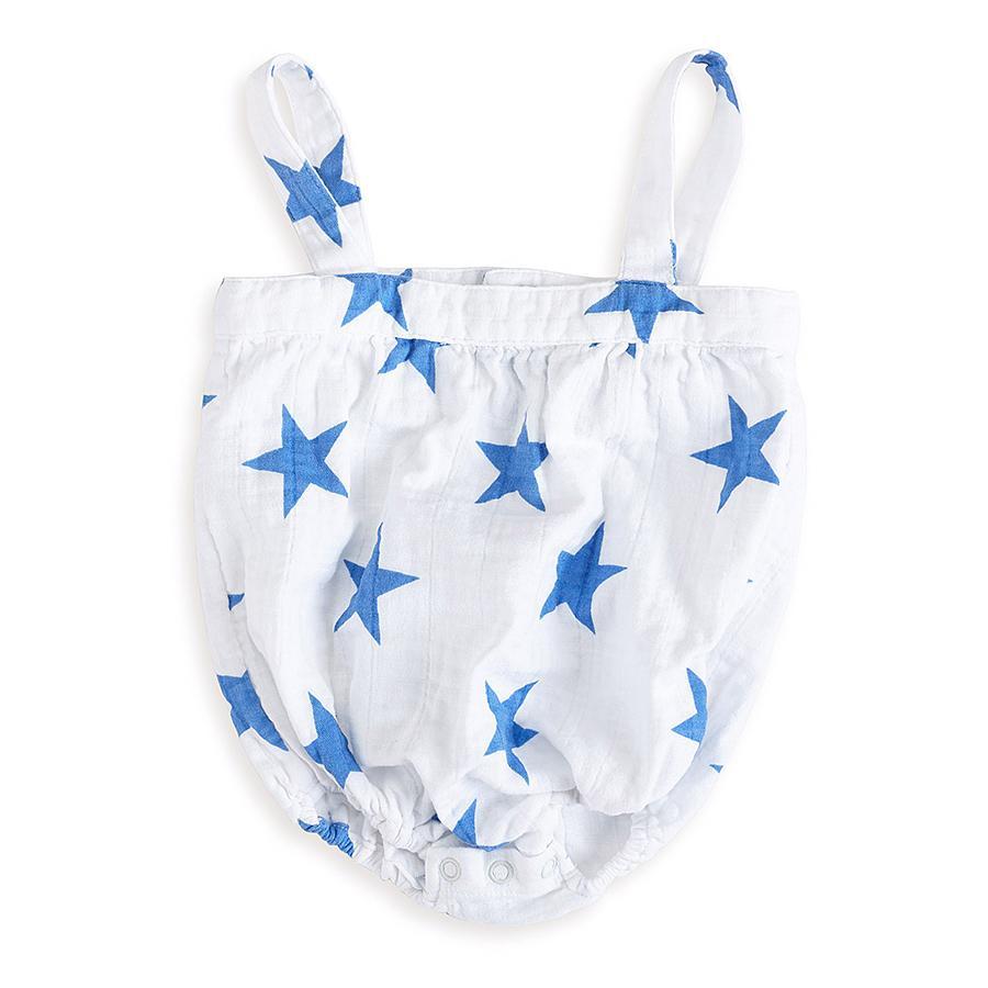 Aden + Anais: Romper - Ultramarine Blue Medium Star (6-9 Months) image