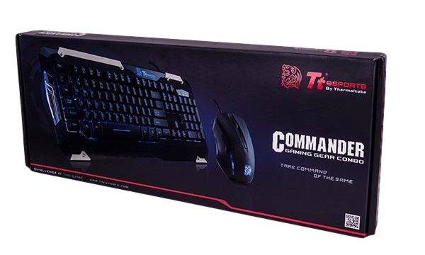 Ttesports by Thermaltake Commander Keyboard & Mouse Combo for PC image