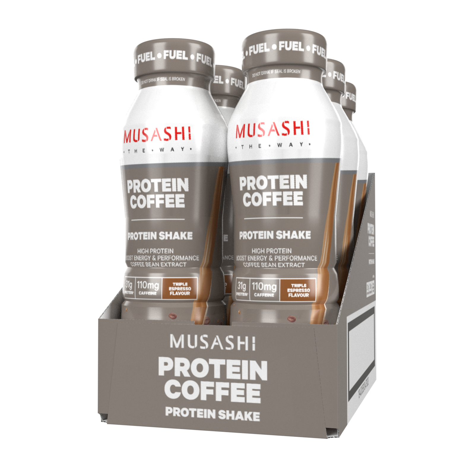 Buy Musashi Protein Coffee RTD Shake (6x375ml) at Mighty Ape NZ