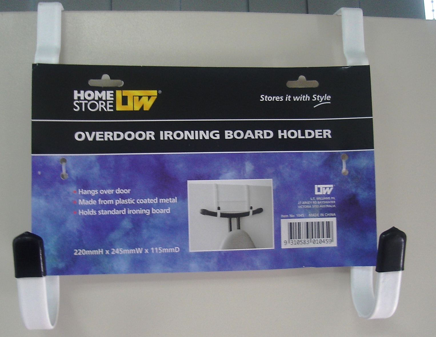 L.T. Williams Overdoor Ironing Board Holder at Mighty Ape NZ