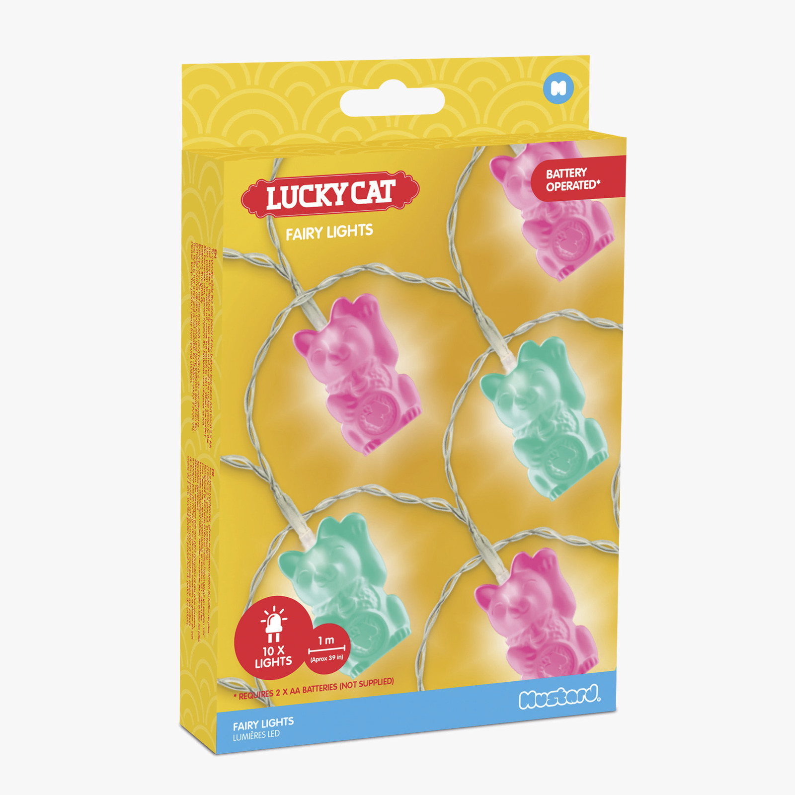 Mustard: Fairy Lights - Lucky Cat (10 lights) image