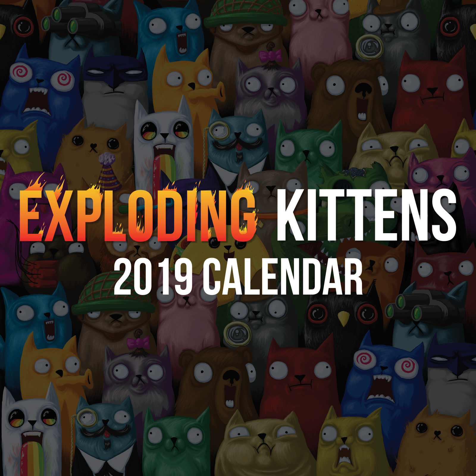 Buy Exploding Kittens 2019 Square Wall Calendar at Mighty Ape NZ