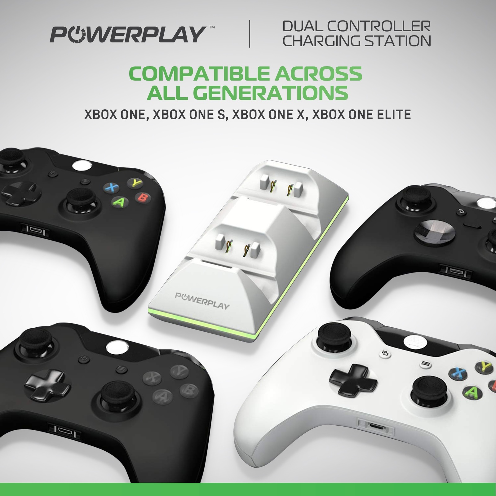PowerPlay Xbox One Dual Controller Charging Station Xbox One Buy