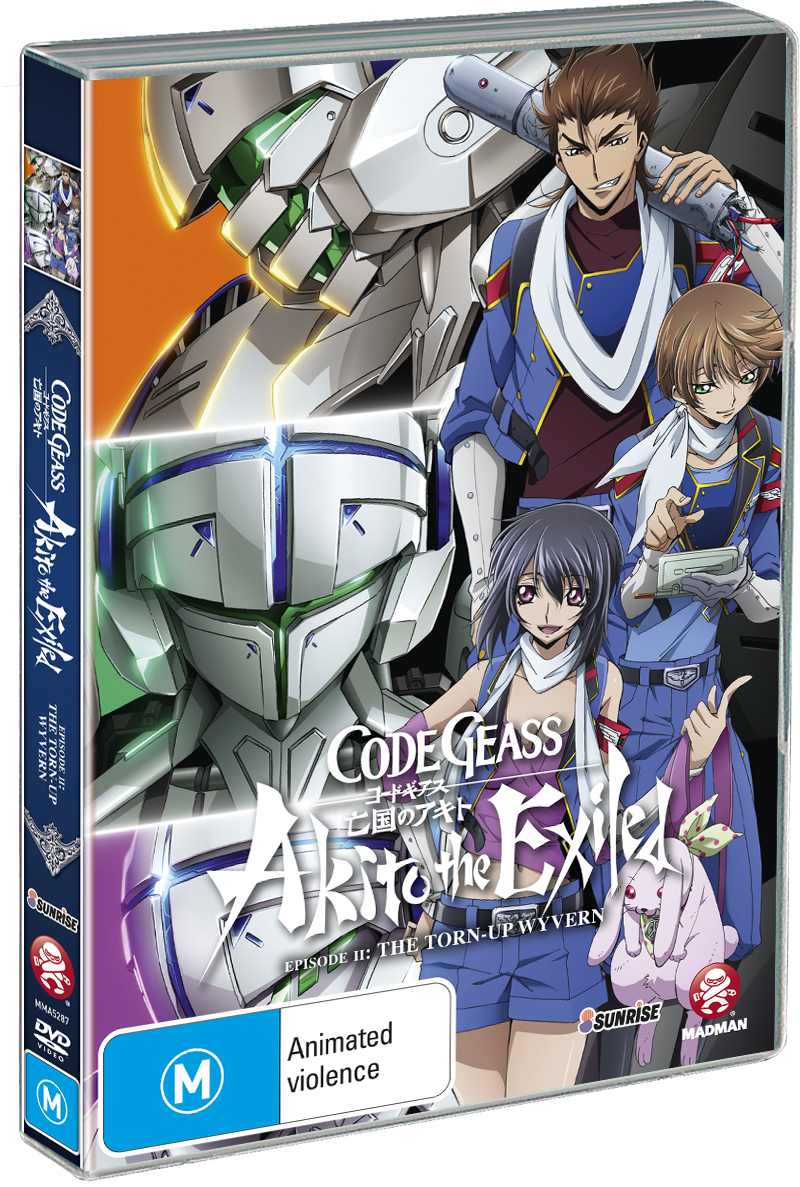 Code Geass: Akito the Exiled Episode 2: The Torn-Up Wyvern (Subtitled Edition) on DVD image