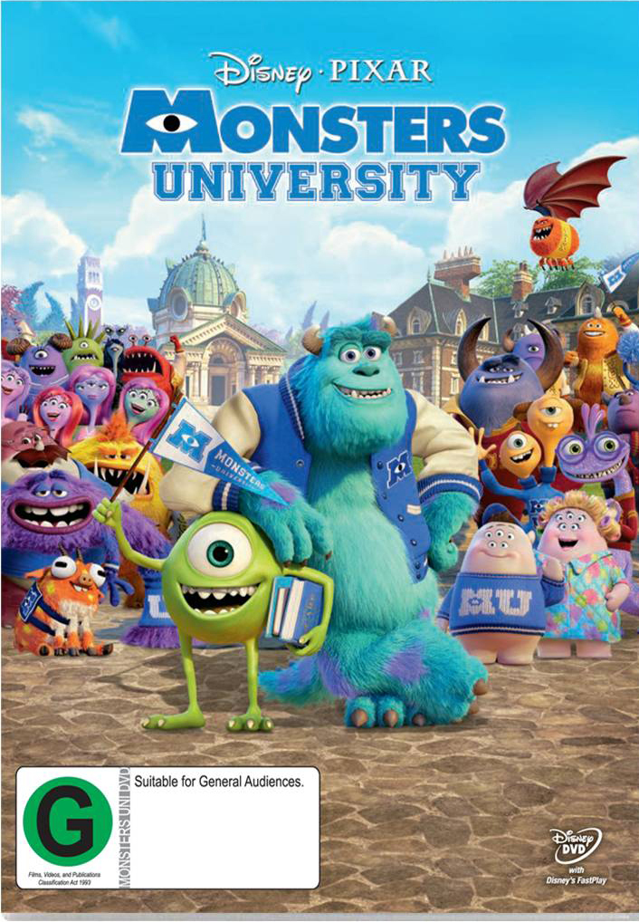Monsters University on DVD image