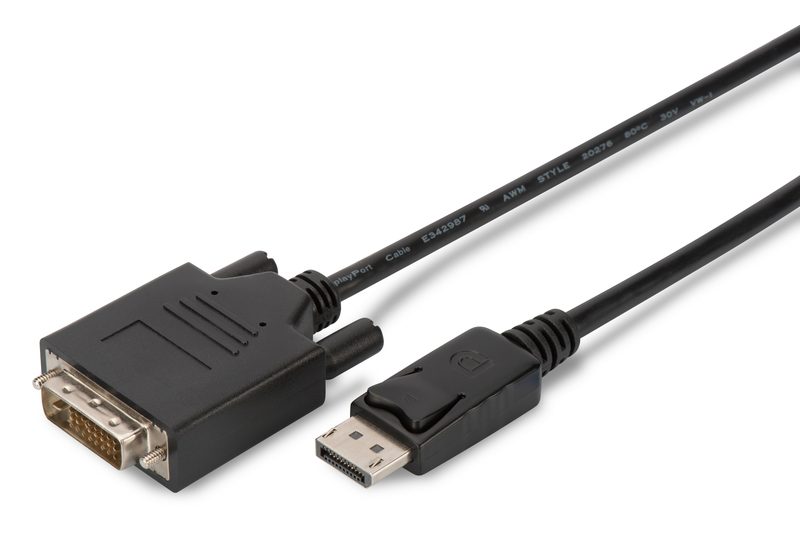 2m Digitus DisplayPort to DVI-D Monitor Cable