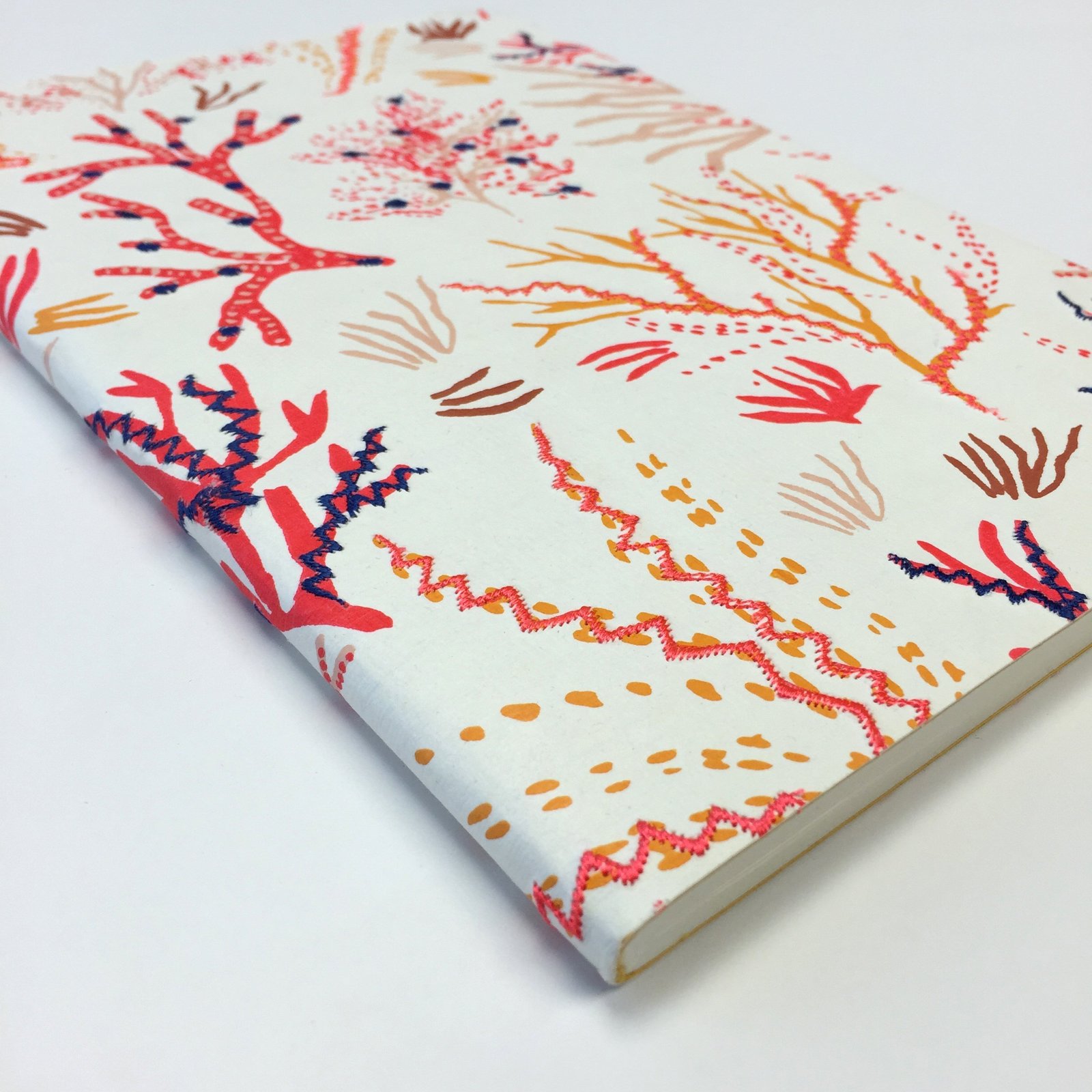 Journal : Handmade LG Embroidered - Coral image