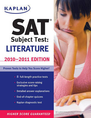 Kaplan SAT Subject Test: Literature: 2010-2011 on Paperback by Kaplan