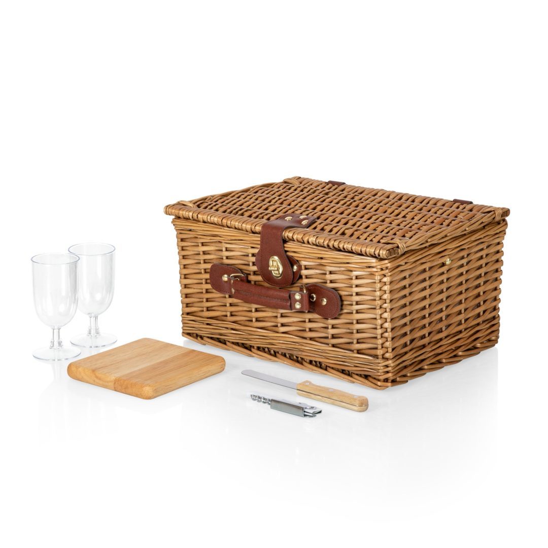 Picnic Time: Classic Wine and Cheese Basket image