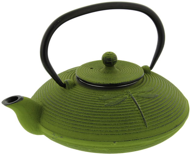 Green Dragonfly Cast Iron Teapot (770ml) at Mighty Ape NZ