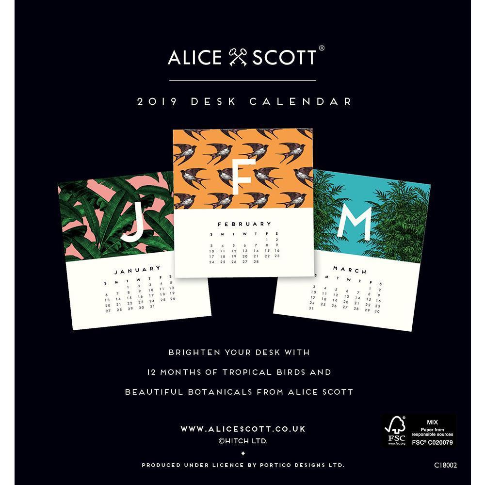 Alice Scott: 2019 Desk Calendar image