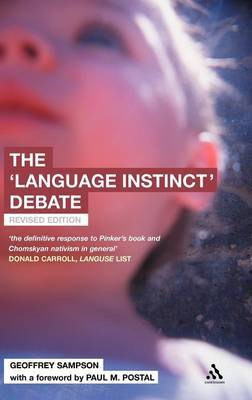 The Language Instinct Debate by Geoffrey Sampson image