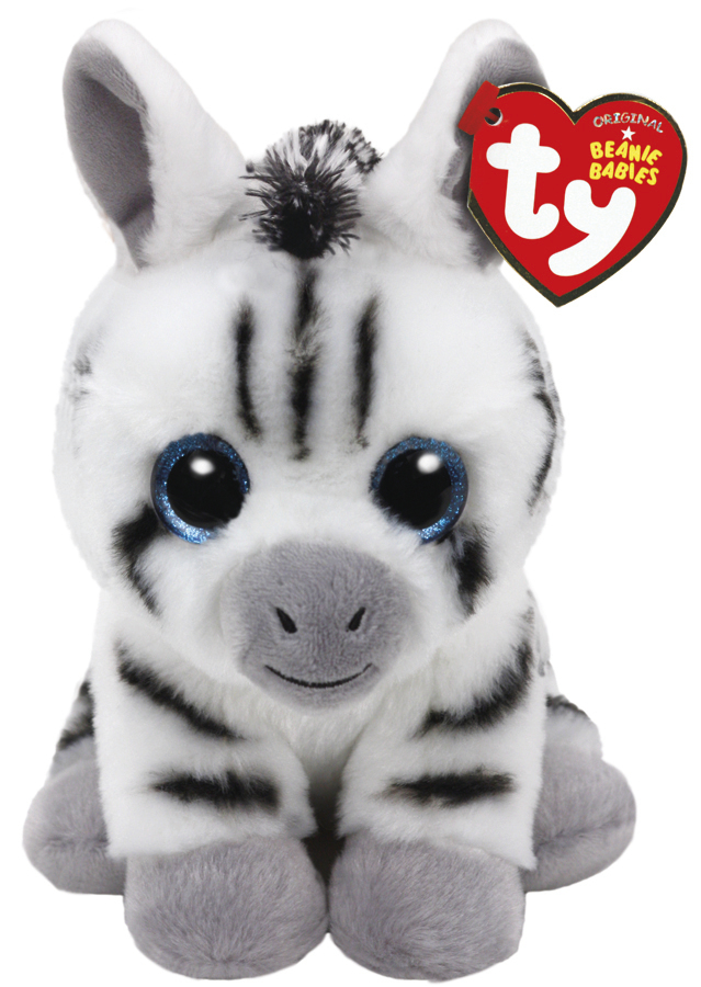 Ty Beanie Babies: Stripes Zebra - Small Plush