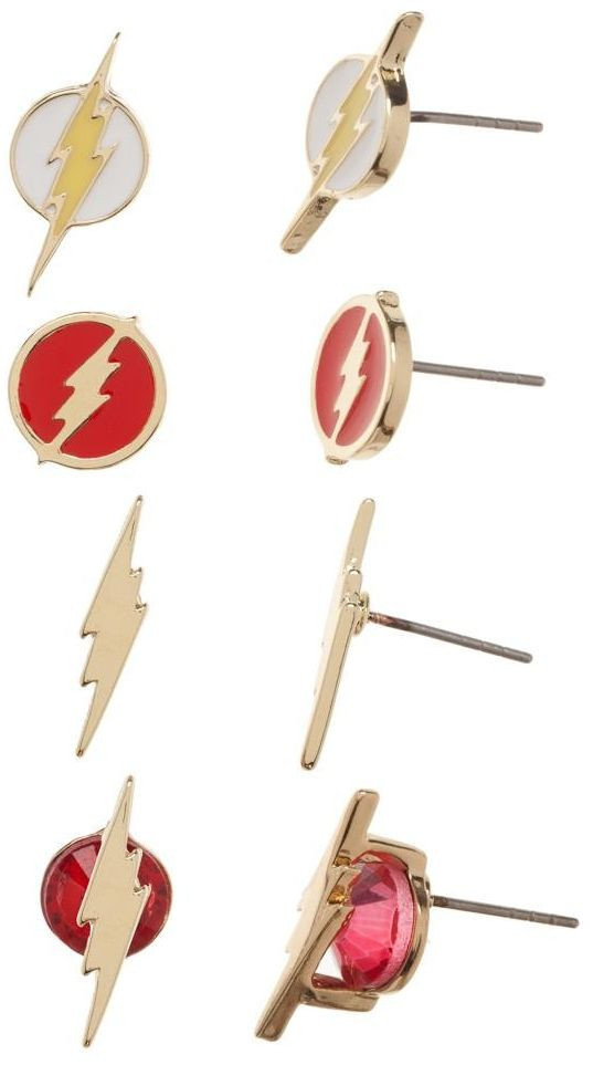 DC Comics: Flash Icon - Earring Set (4-Pack)