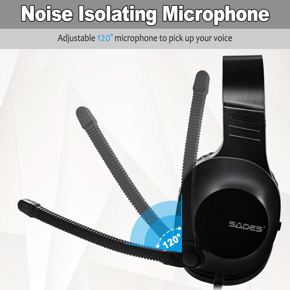 SADES Spirits Universal Gaming Headset (Black) for image