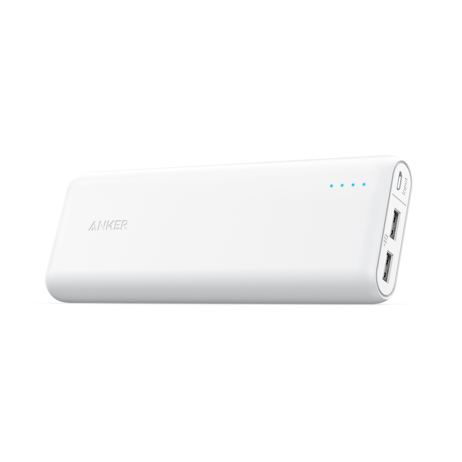 ANKER: PowerCore 20100mAh with 2x PowerIQ 2.4A ports - White image