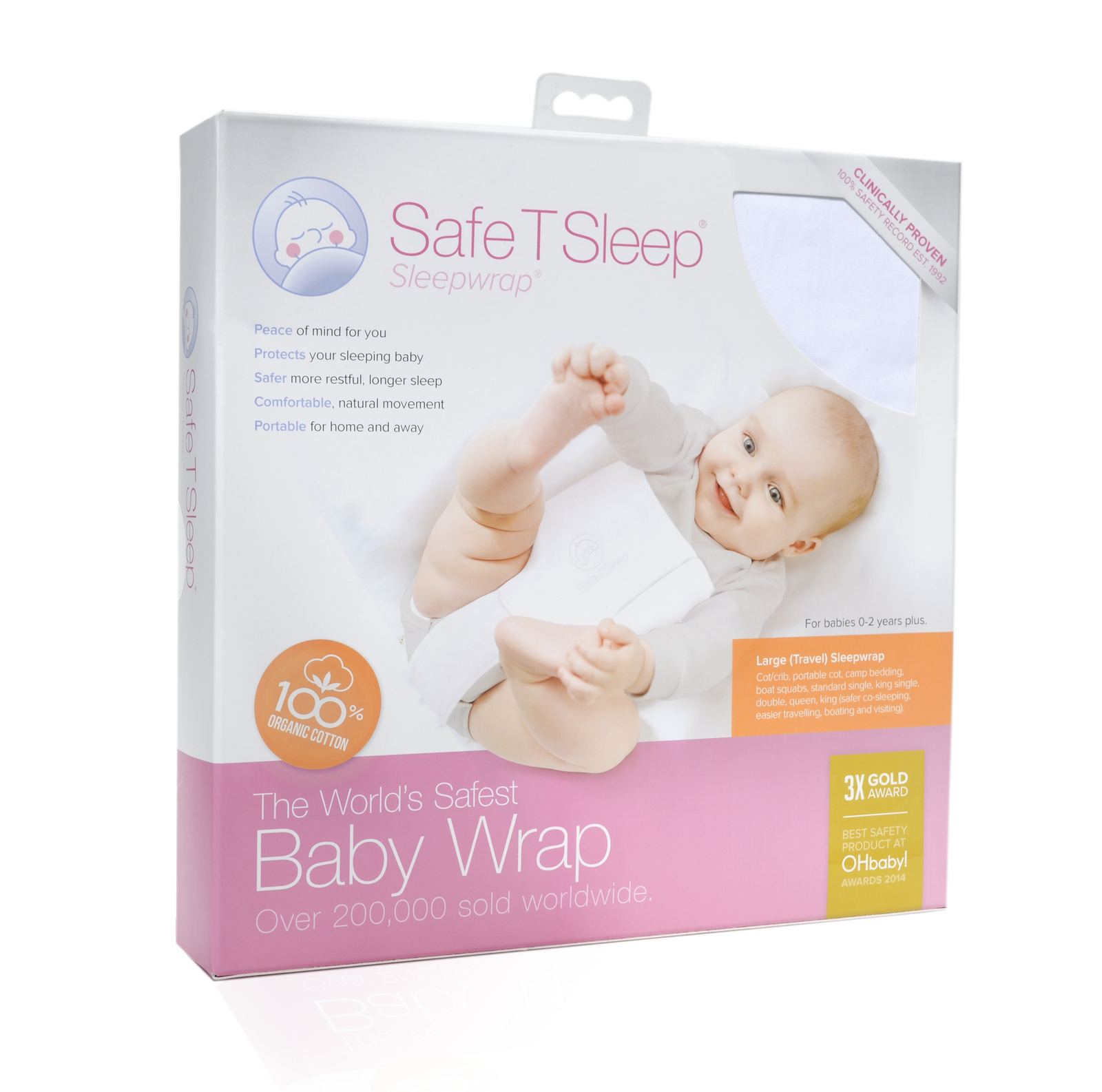 Safe T Sleep: Sleepwrap - Large (Travel)