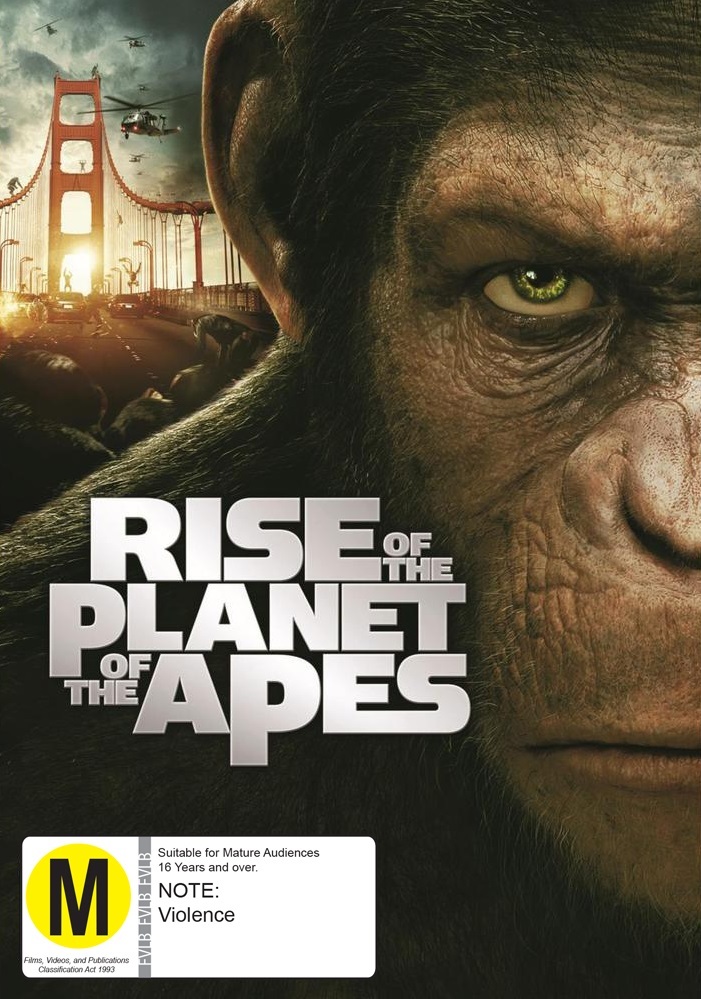 Rise of The Planet of The Apes on DVD image