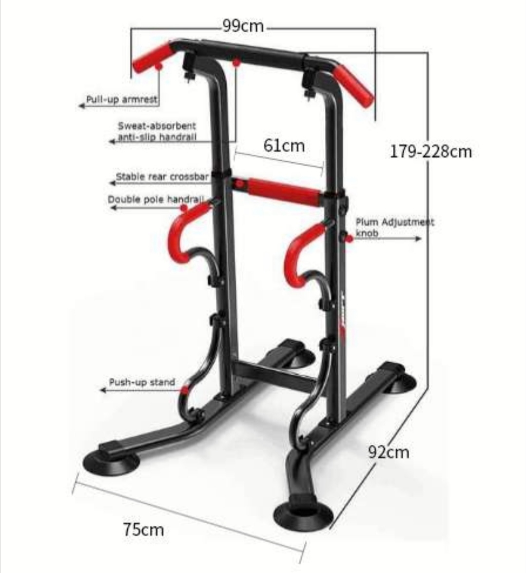 Ape Style Pull Up Power Tower Home Gym image