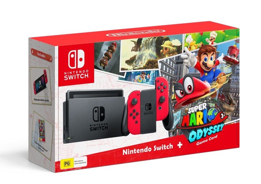 Nintendo Switch Super Mario Odyssey Edition Console image