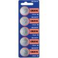 Sony CR2016 Lithium Button Battery 1Pk 3v