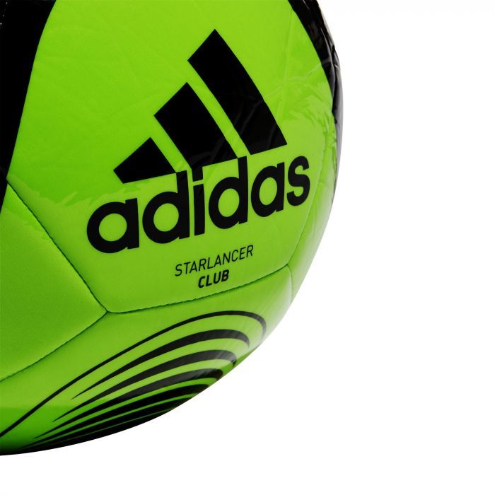 Adidas: Starlancer Club Football Soccer Ball - Solar Green (Size 3)