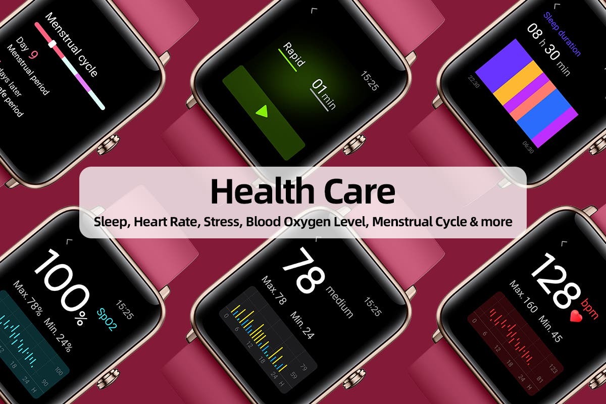 Kogan Active+ II Smart Watch (Coral Red) at Mighty Ape NZ