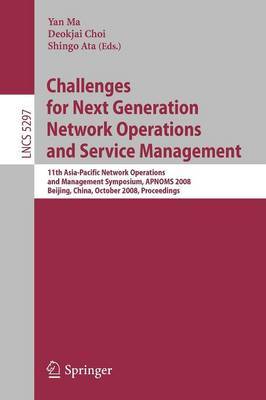 Challenges for Next Generation Network Operations and Service Management image