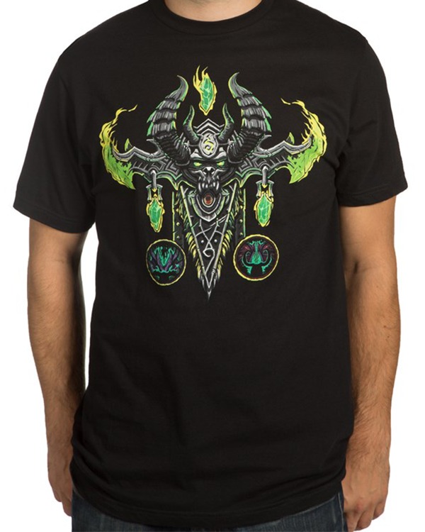 World of Warcraft Legion Demon Hunter Class T-Shirt (XXX-Large) image