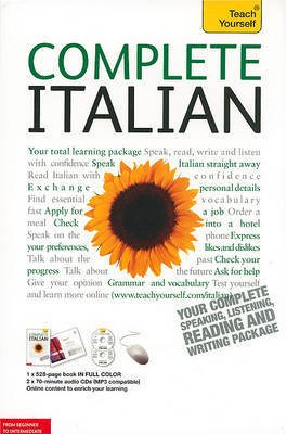 Complete Italian: A Teach Yourself Guide with Two Audio CDs, New Edition by Elston Maurice image