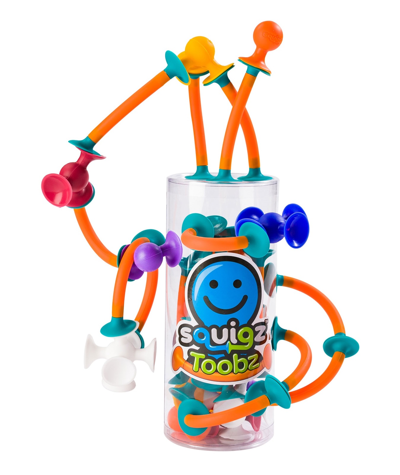 Fat Brain Toys: Squigz Toobz - 18-Piece Set image