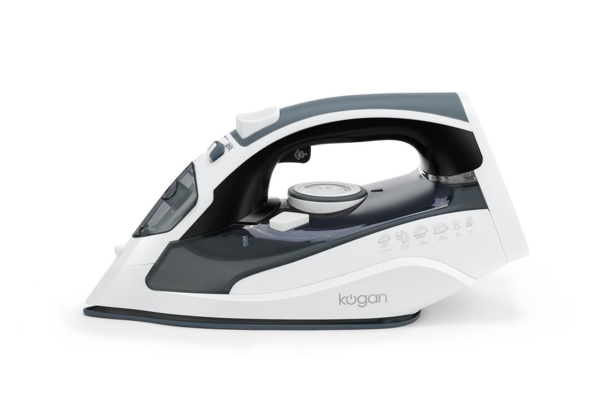 Kogan 2400W DuoGlide Cordless and Corded Steam Iron at Mighty Ape NZ