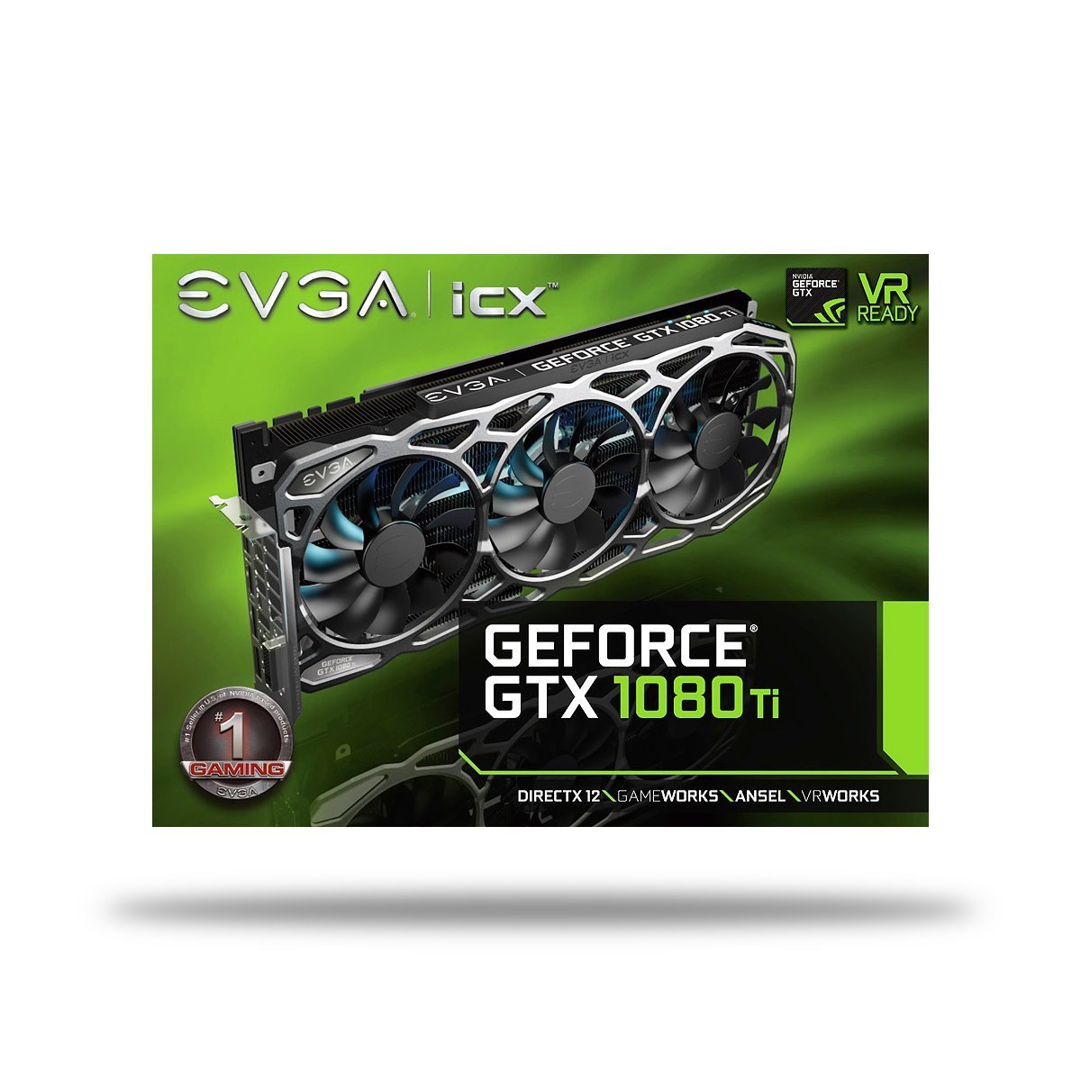 EVGA GTX 1080 Ti FTW3 Gaming Edition 11GB Graphics Card image