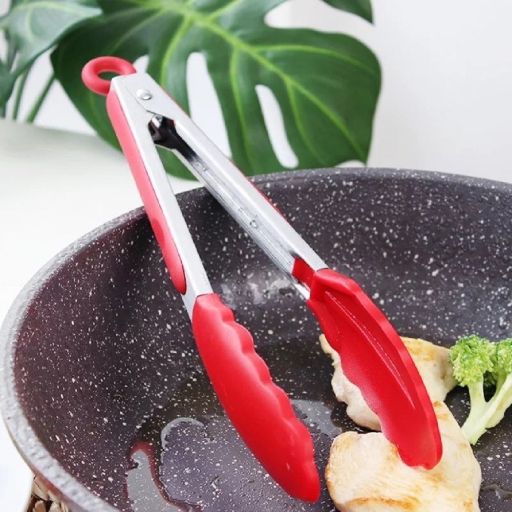 Ape Basics: Stainless Steel Cooking Tongs (Set of 2) image