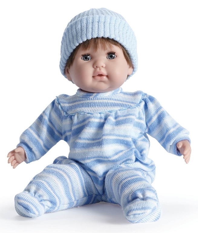 Nonis: Soft Body Boy - Blue with Brown Hair (39cm) image