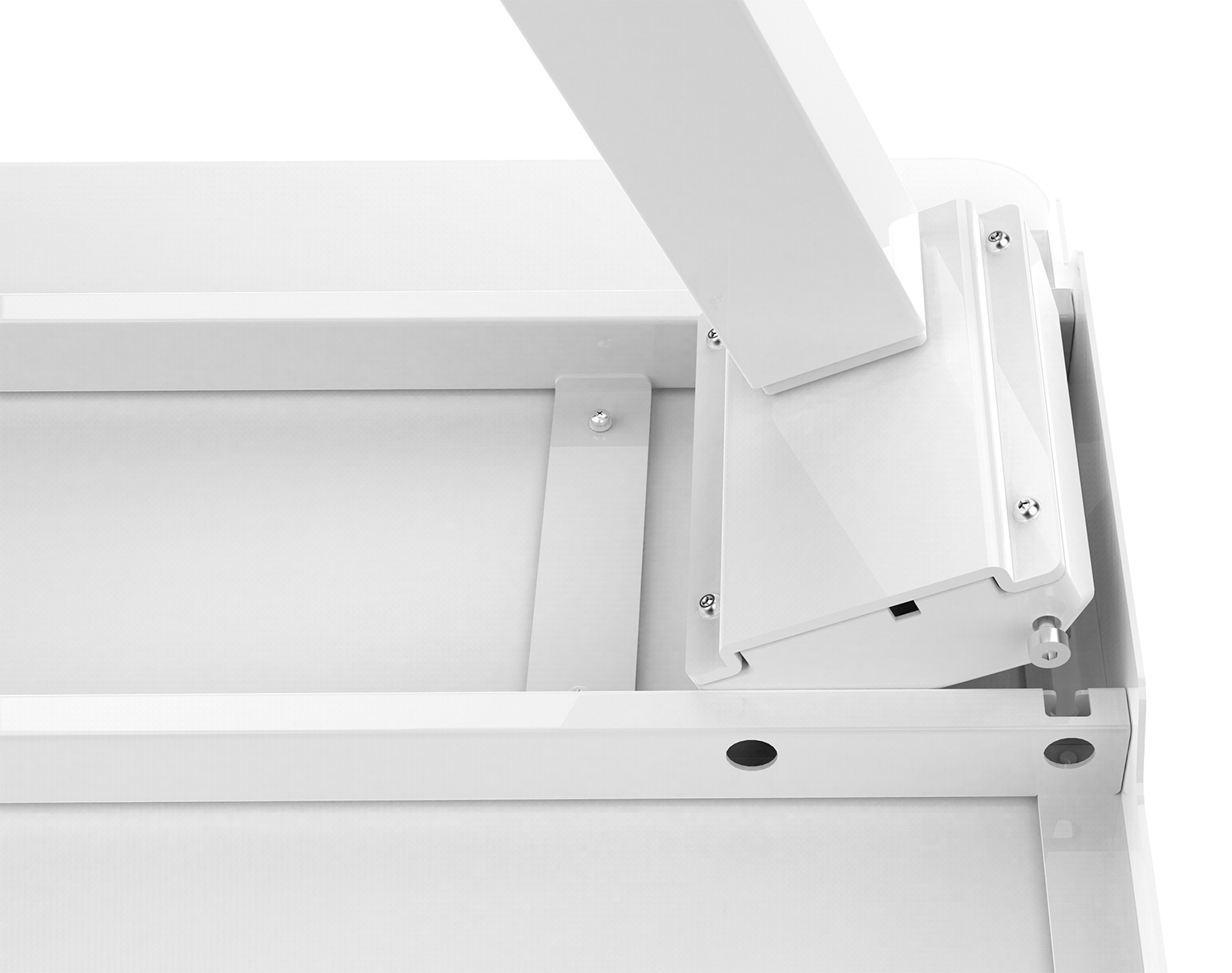 Buy Gorilla Office Height Adjustable Desk White/White at Mighty Ape NZ