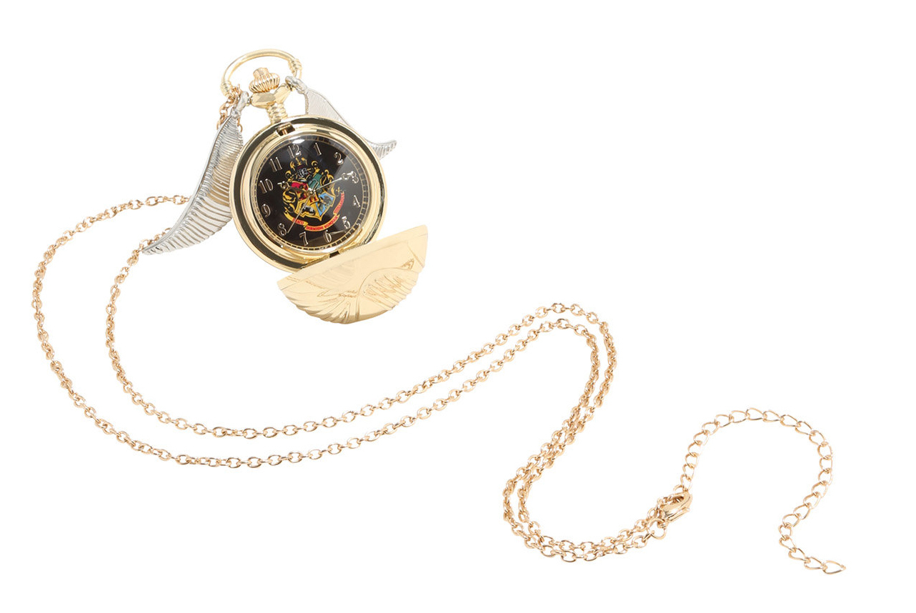 Harry Potter: Golden Snitch Pocket Watch Necklace