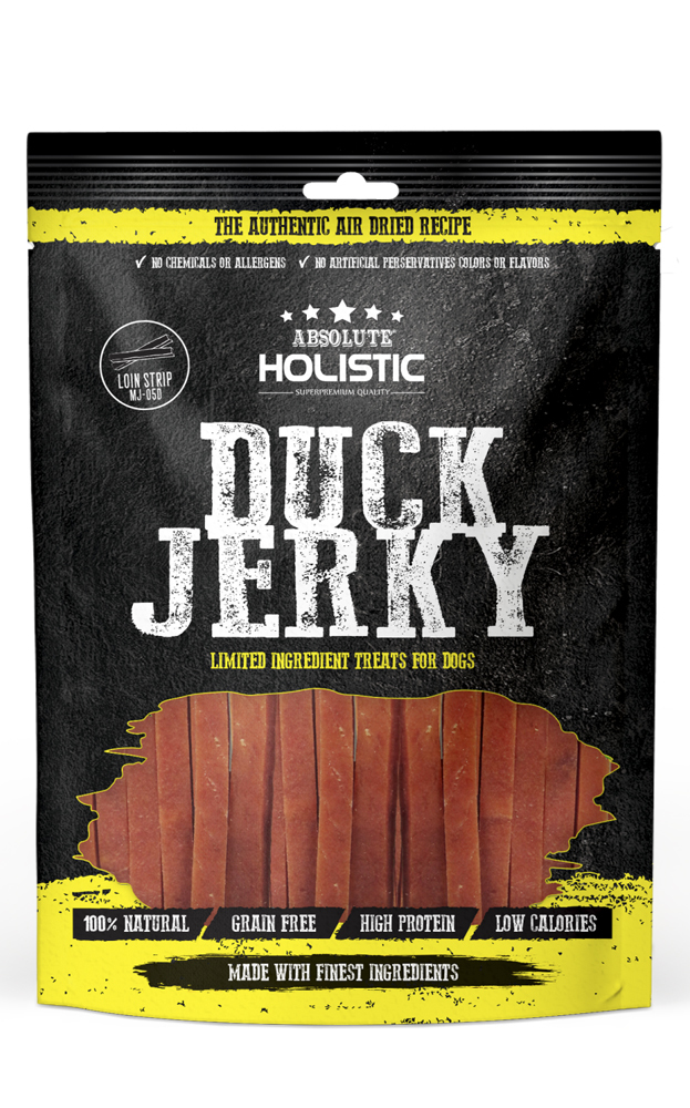 Absolute Holistic Duck Jerky for Dogs 90g