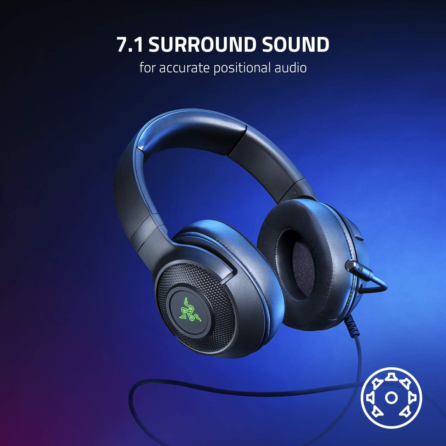 Razer Kraken V3 X Wired Gaming Headset 