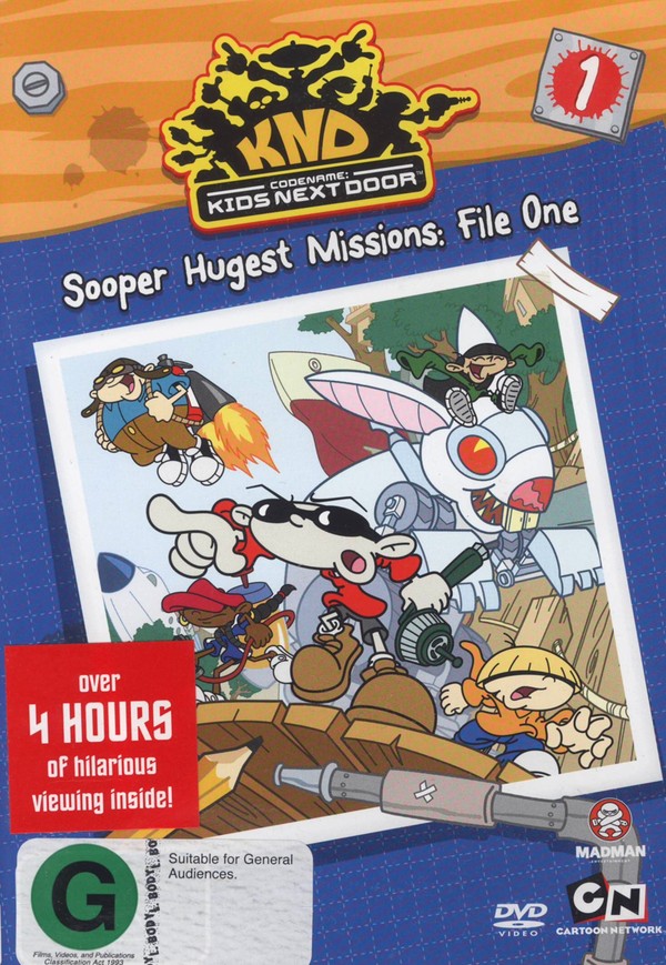 Codename - Kids Next Door: Sooper Hugest Missions - File 1 on DVD image