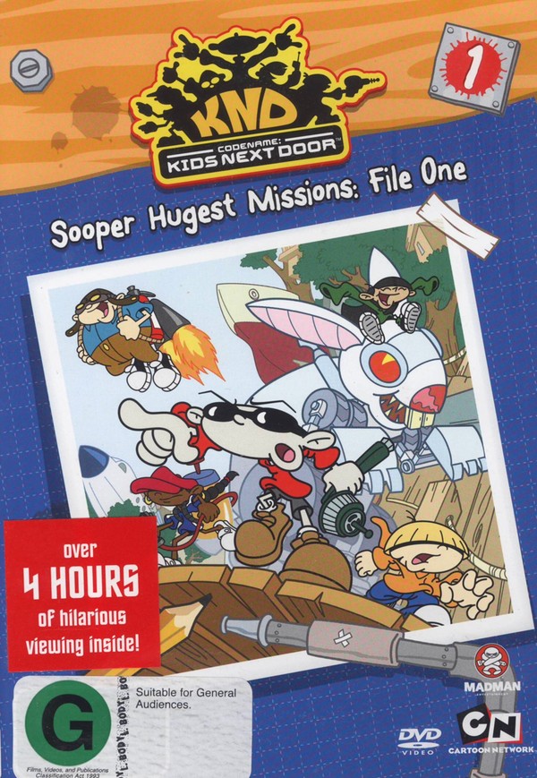 Codename - Kids Next Door: Sooper Hugest Missions - File 1 on DVD