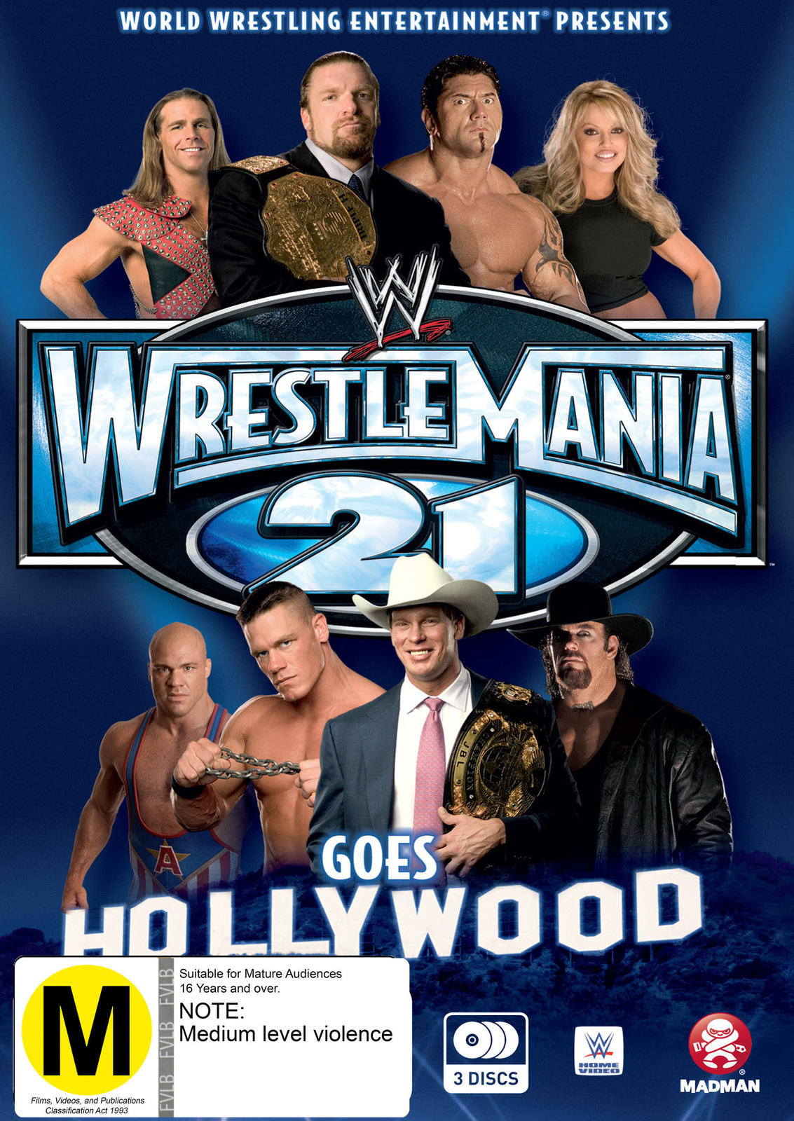 WWE - Wrestlemania 21 Goes Hollywood on DVD image